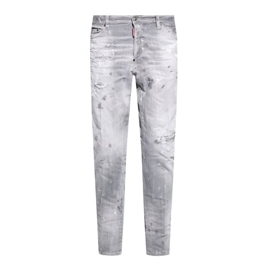 Dsquared2 Ljusgrå Skaterjeans - Image 1