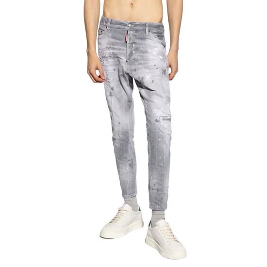 Dsquared2 Ljusgrå Skaterjeans - Image 2