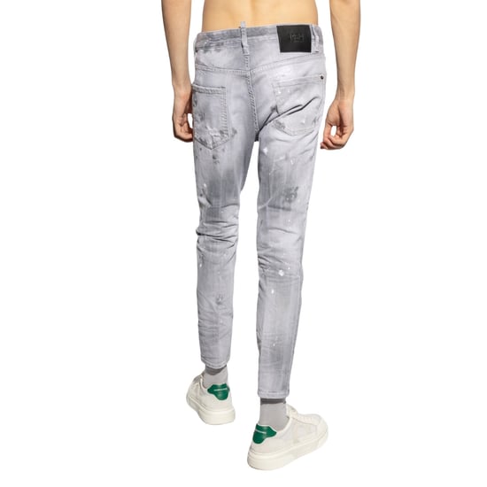 Dsquared2 Ljusgrå Skaterjeans - Image 3