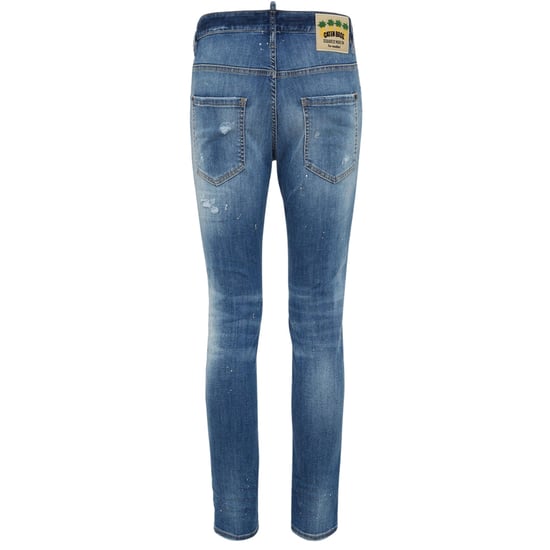 Dsquared2 Skater Jeans Met Destroyed Paint Effect, Blauwe Jeans - Image 2