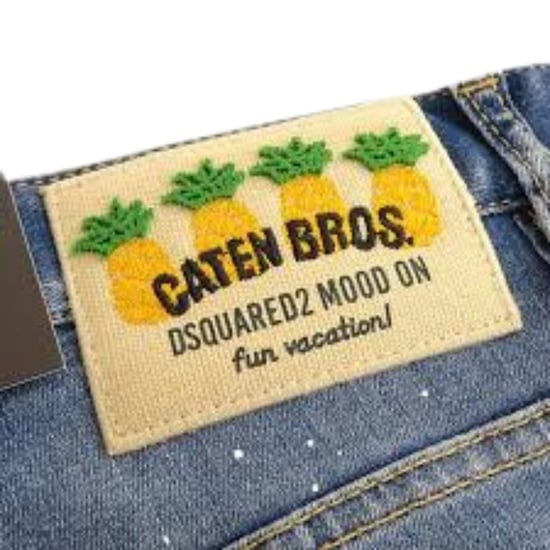 Dsquared2 Skater Jeans Met Destroyed Paint Effect, Blauwe Jeans - Image 6