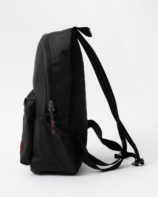 Logo Detail Backpack in Black - Image 2