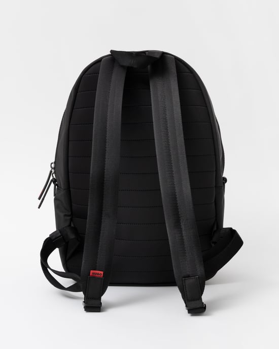 Logo Detail Backpack in Black - Image 3