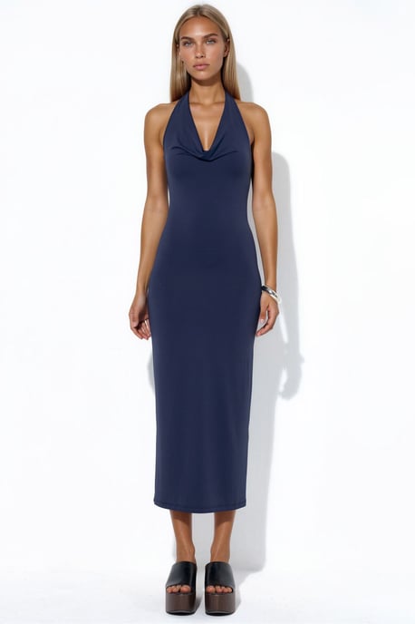 Halter Neck Maxiklänning - Image 5