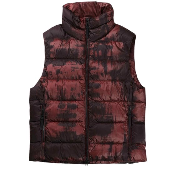 Belstaff Abstract Laurel Lava Red Gilet Donsjas - Image 1