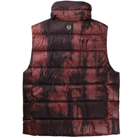 Belstaff Abstract Laurel Lava Red Gilet Donsjas - Image 2