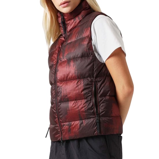 Belstaff Abstract Laurel Lava Red Gilet Donsjas - Image 4