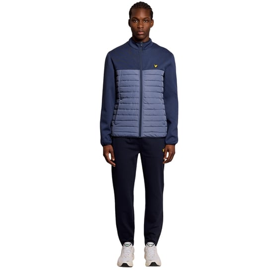 Lyle &amp; Scott True Indigo Sports Fleece Hybridjacka - Image 2