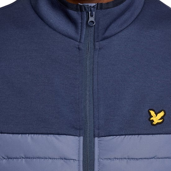Lyle &amp; Scott True Indigo Sports Fleece Hybridjacka - Image 3