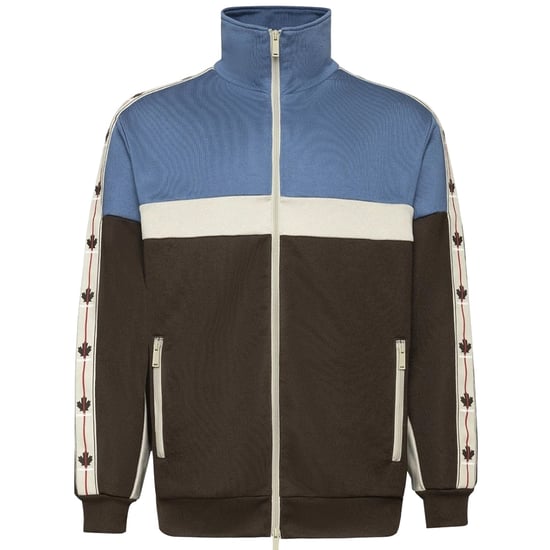 Dsquared2 Maple Leaf Tape Blauw Trainingsjack - Image 1