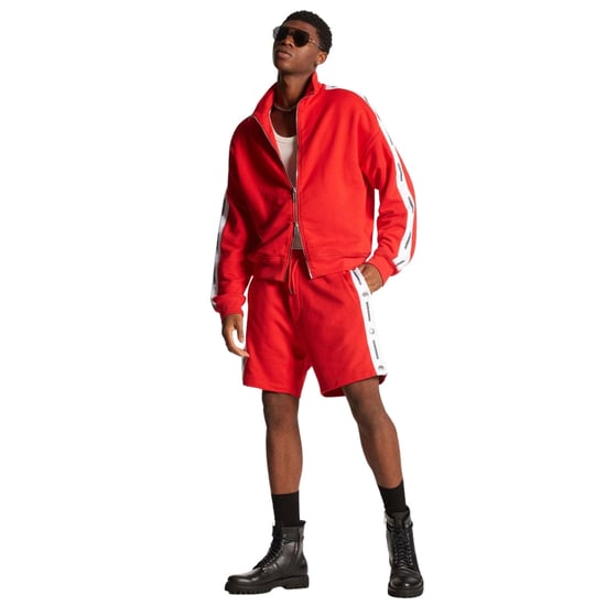 Dsquared2 Röd Träningsjacka Med Logotyptejp - Image 5