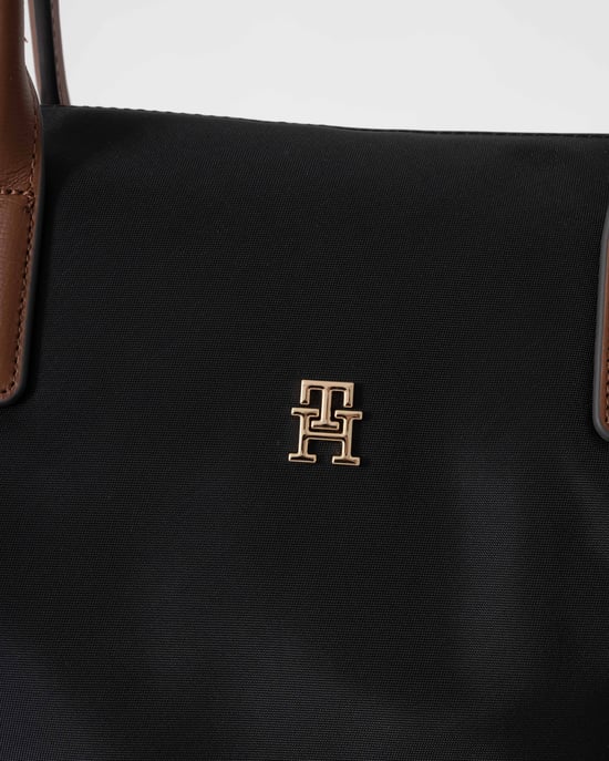 Logo Detail Tote Bag in Black - Image 5