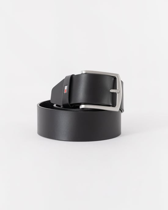 Logo Detail Belt in Black - Image 3