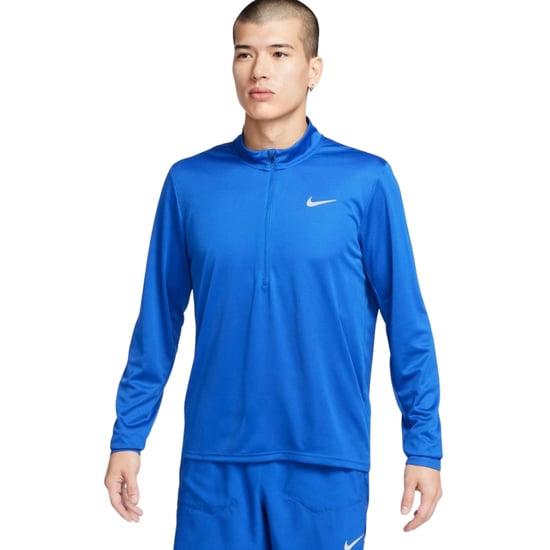 Nike Löpartröja Med 1/4-dragkedja I Kungblått - Image 1