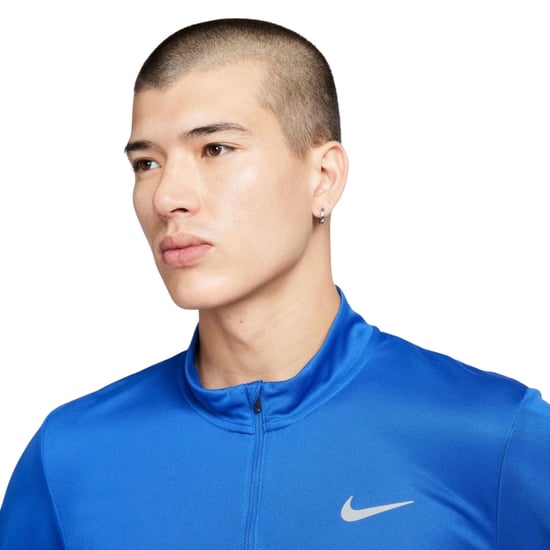 Nike Löpartröja Med 1/4-dragkedja I Kungblått - Image 3