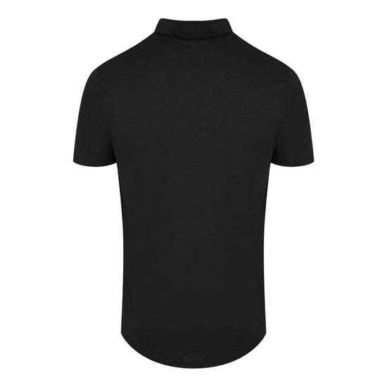 Aquascutum Active Beach Basic Sailor Polo Black Polo Shirt - Image 2