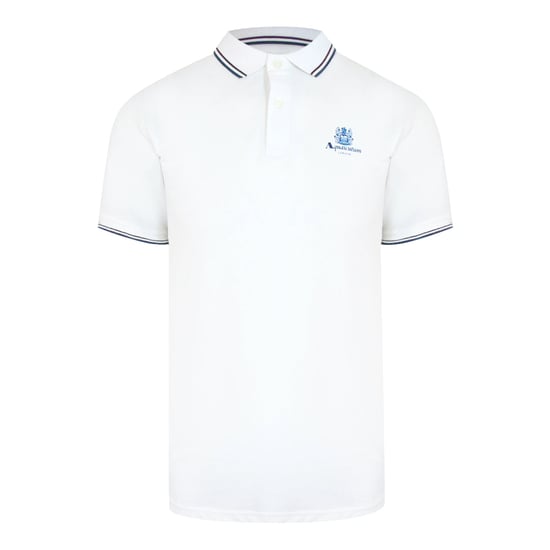 Aquascutum Active Cotton Polo Optical White - Image 1