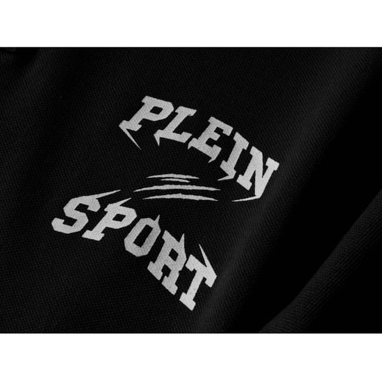 Plein Sport Poloshirt Met Klein Logo, Zwart - Image 3