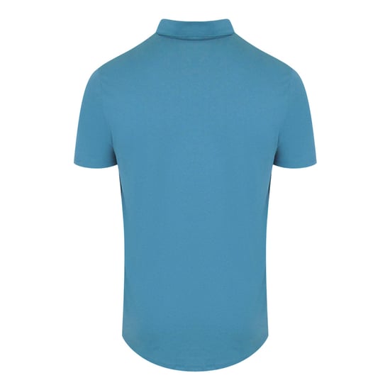 Aquascutum Active Cotton Polo Dry-fit Avio Blue Polo Shirt - Image 2