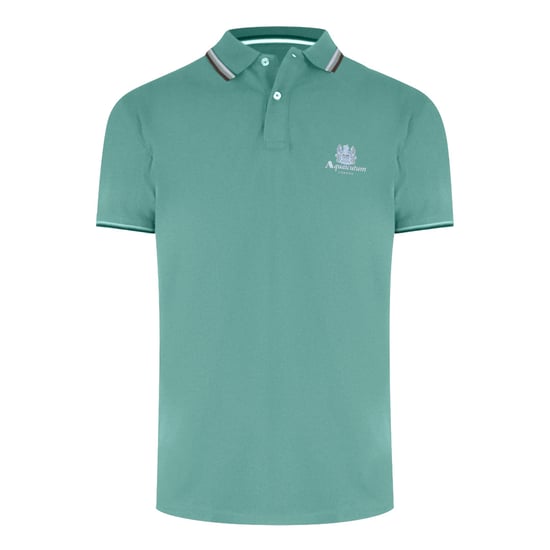 Aquascutum Active Cotton Polo Salvia - Image 1
