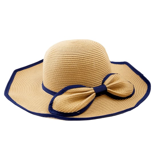 Ladies Wide Brim Foldable Sun Hat Adjustable Summer Beach Hat in Camel - Image 4