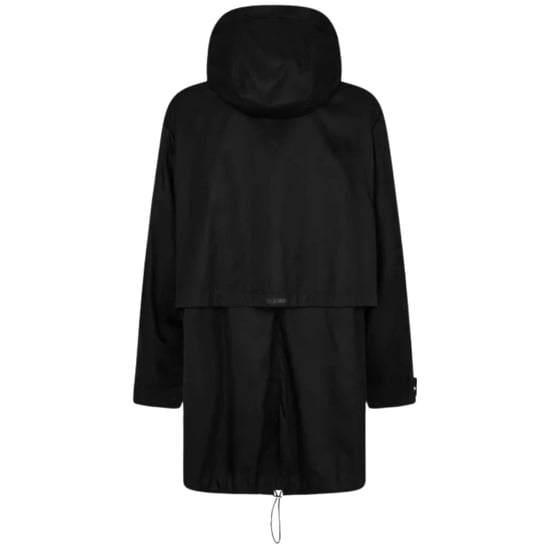 Dsquared2 Fish Tail Lange Zwarte Parka Jas - Image 2