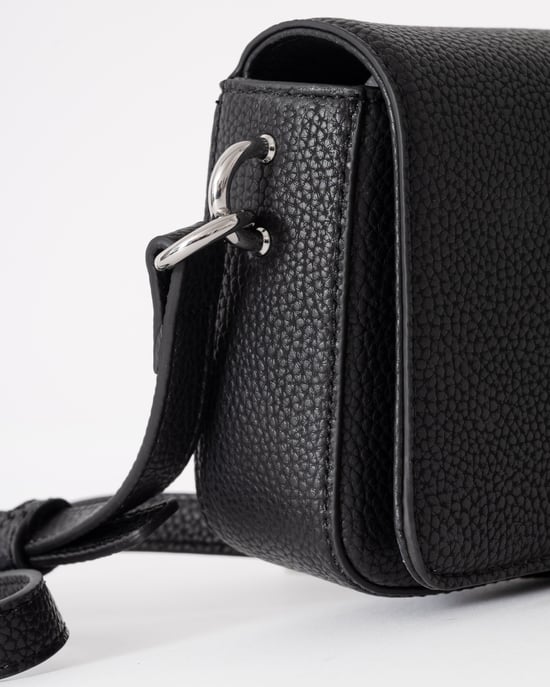 Logo Detail Crossover Bag in Black - Image 3