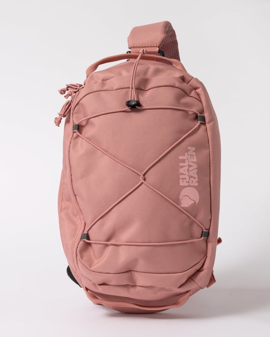 Zip Pocket Sling Bag in Dusty_Pink - Image 1