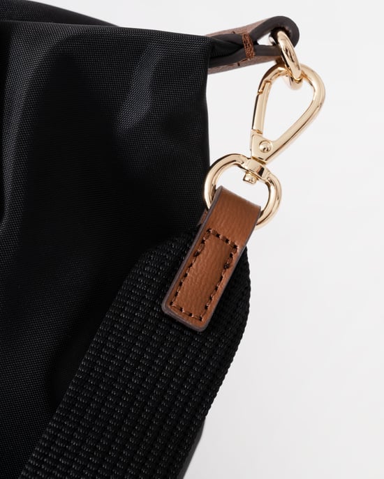 Logo Detail Mini Tote Bag in Black - Image 3