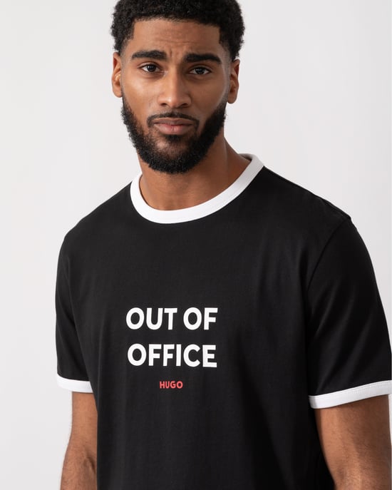 Short Sleeve T-Shirt in Black - Image 3