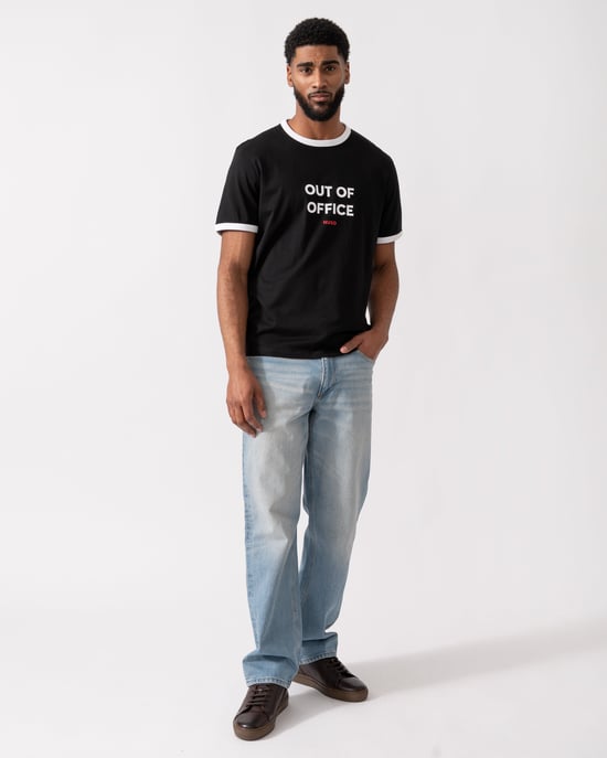 Short Sleeve T-Shirt in Black - Image 4