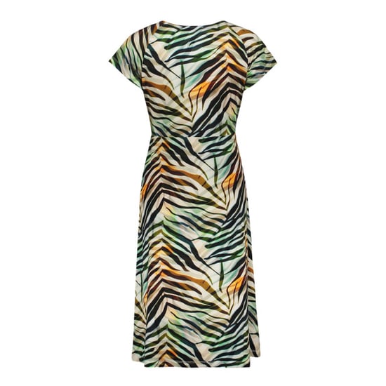 Geisha 67424-60 june 775 dress v-neck short jersey aop pr.03-26-2 brown/green - Image 2