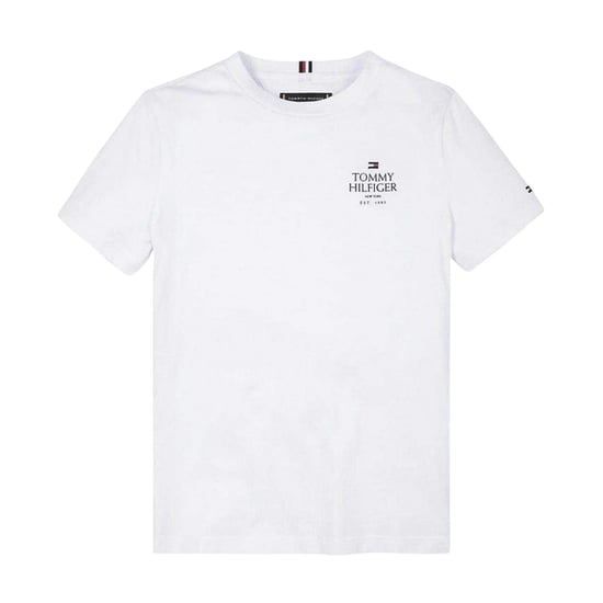 Tommy Hilfiger T-shirt met logo op de borst voor jongens (Wit) - Image 2