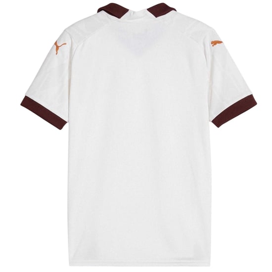 Puma Manchester City-uittenue voor kinderen (Wit/Brons/Bourgondië) - Image 3