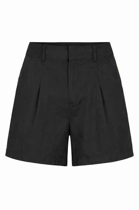 Pure Cotton Pleat Front Shorts - Image 4