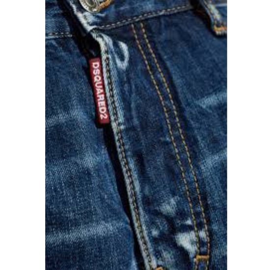 Dsquared2 Dark Semplice Carpenter Shorts Navy Blue - Image 5