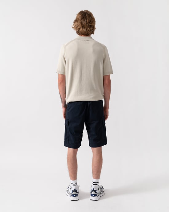 BOSS Orange Sisla Mens Cargo Shorts Cargo Shorts in Dark_Navy - Image 2