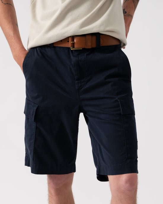 BOSS Orange Sisla Mens Cargo Shorts Cargo Shorts in Dark_Navy - Image 4