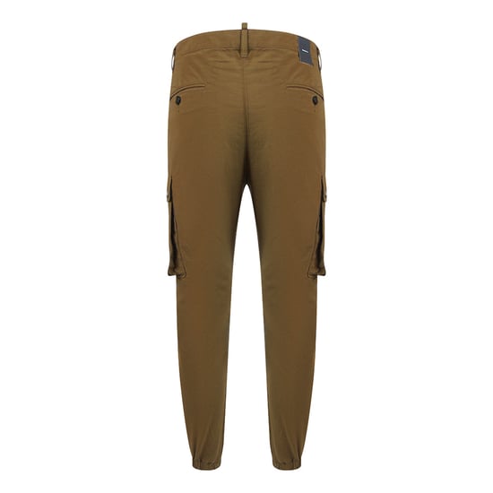 Dsquared2 Brown Cargo Style Trousers - Image 2
