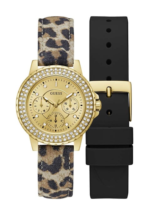 Guess GW0660L2 Ladies Crown Jewel Watch and Strap Gift Set - Image 1