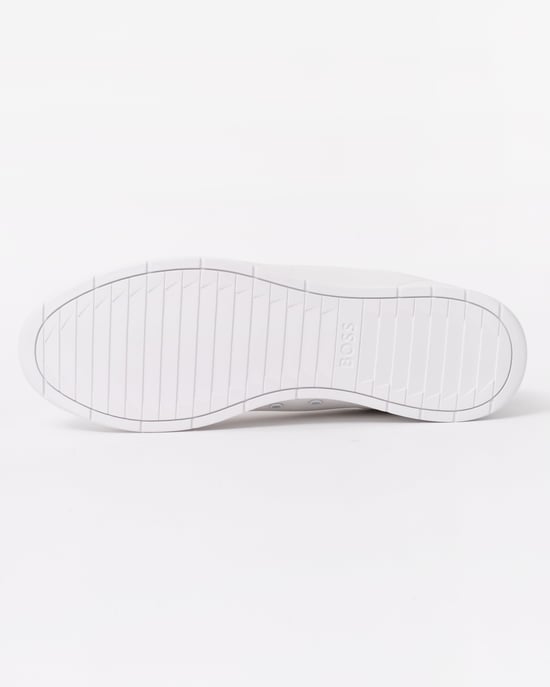 Logo Detail Trainers in White - Image 4