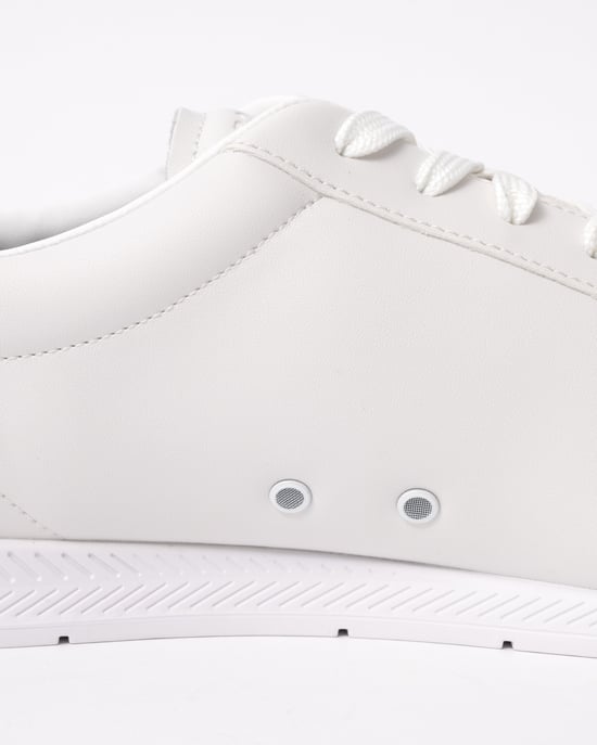 Logo Detail Trainers in White - Image 6