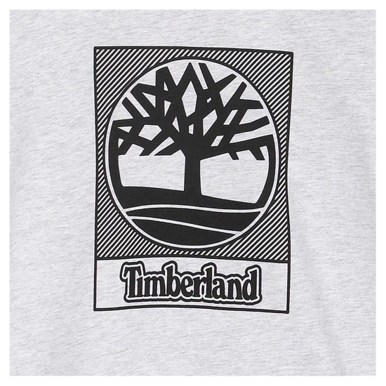 Timberland Jongens Logo Regular T-shirt (Grijs) - Image 3