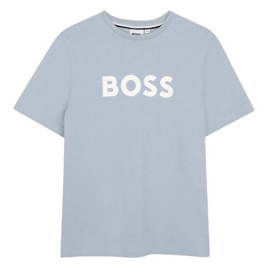 Boss Childrens/Kids Logo T-Shirt (Pale Blue) - Image 1