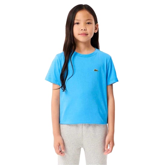 Lacoste Kinderen Basis Geborduurd Regular T-Shirt (Blauw) - Image 3