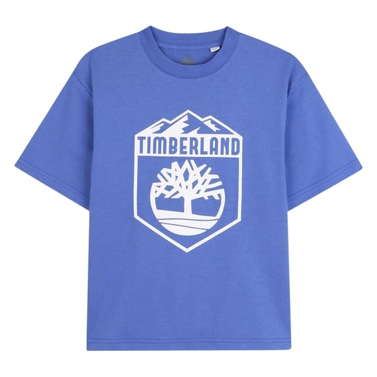 Timberland Kinder/Kinder Logo Crew Hals T-shirt (Blauw) - Image 1