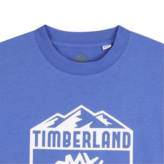 Timberland Kinder/Kinder Logo Crew Hals T-shirt (Blauw) - Image 3