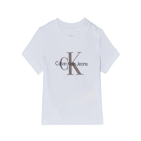 Calvin Klein Baby Monogram Normaal T-shirt (Wit) - Image 1