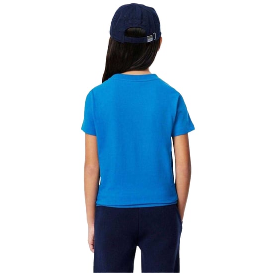 Lacoste Kinderen Basis Geborduurd Regular T-Shirt (Koningsblauw) - Image 2
