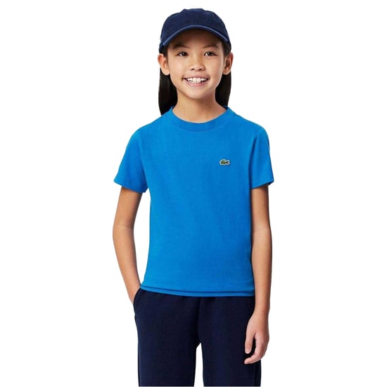 Lacoste Kinderen Basis Geborduurd Regular T-Shirt (Koningsblauw) - Image 3